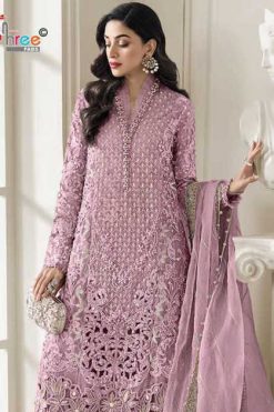 Shree Fabs Maria B Chiffons SF 5575 A-D Chiffon Salwar Suit Catalog 4 Pcs
