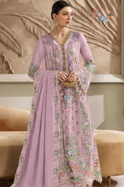 Shree Fabs SF 5538 L-O Georgette Salwar Suit Catalog 4 Pcs