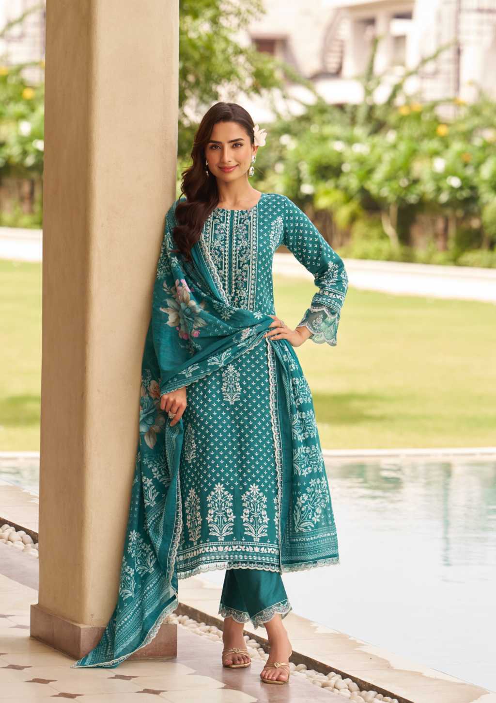 The Heritage Shop Sylhet Viscose Salwar Suit Catalog 6 Pcs (1) The Heritage Shop Sylhet Viscose Salwar Suit Catalog 6 Pcs - Image 2
