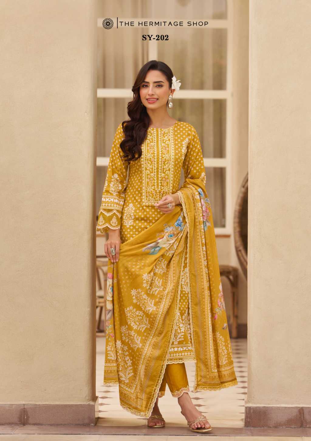 The Heritage Shop Sylhet Viscose Salwar Suit Catalog 6 Pcs (12) The Heritage Shop Sylhet Viscose Salwar Suit Catalog 6 Pcs - Image 13