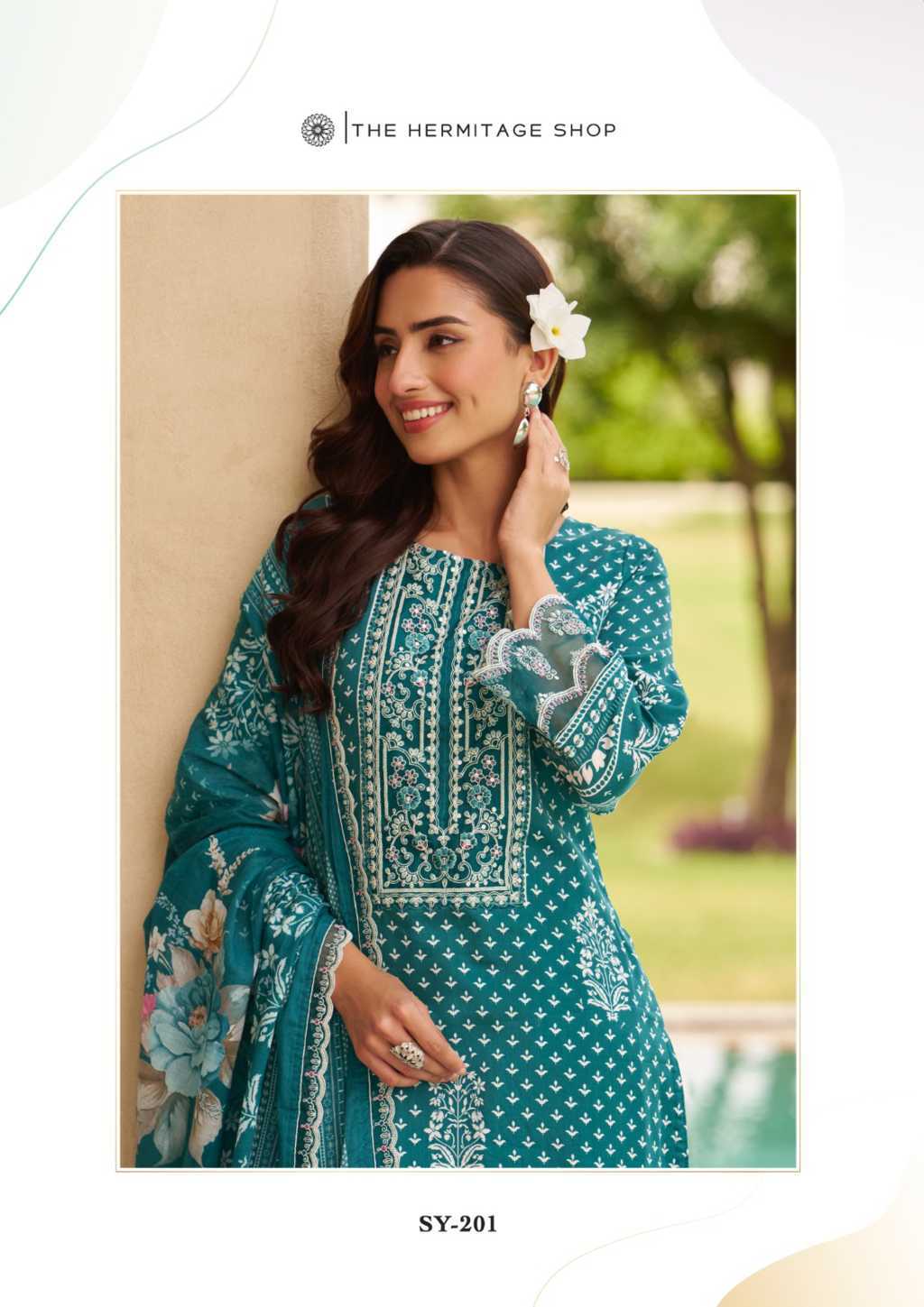 The Heritage Shop Sylhet Viscose Salwar Suit Catalog 6 Pcs (15) The Heritage Shop Sylhet Viscose Salwar Suit Catalog 6 Pcs - Image 16