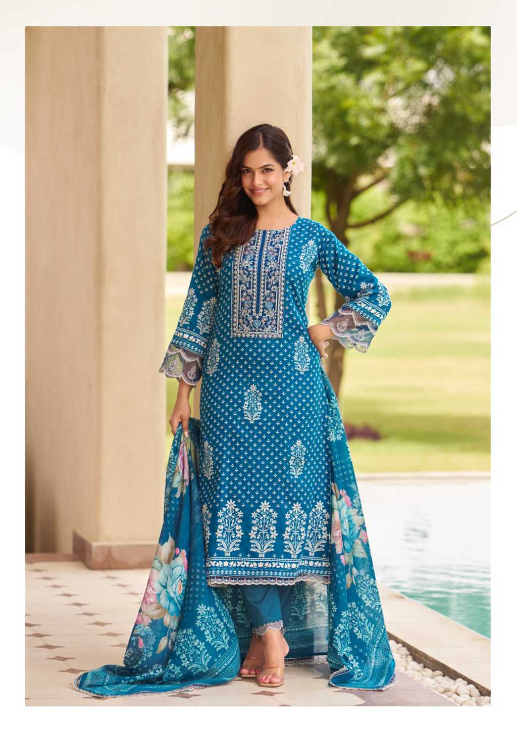 The Heritage Shop Sylhet Viscose Salwar Suit Catalog 6 Pcs (2) The Heritage Shop Sylhet Viscose Salwar Suit Catalog 6 Pcs - Image 3