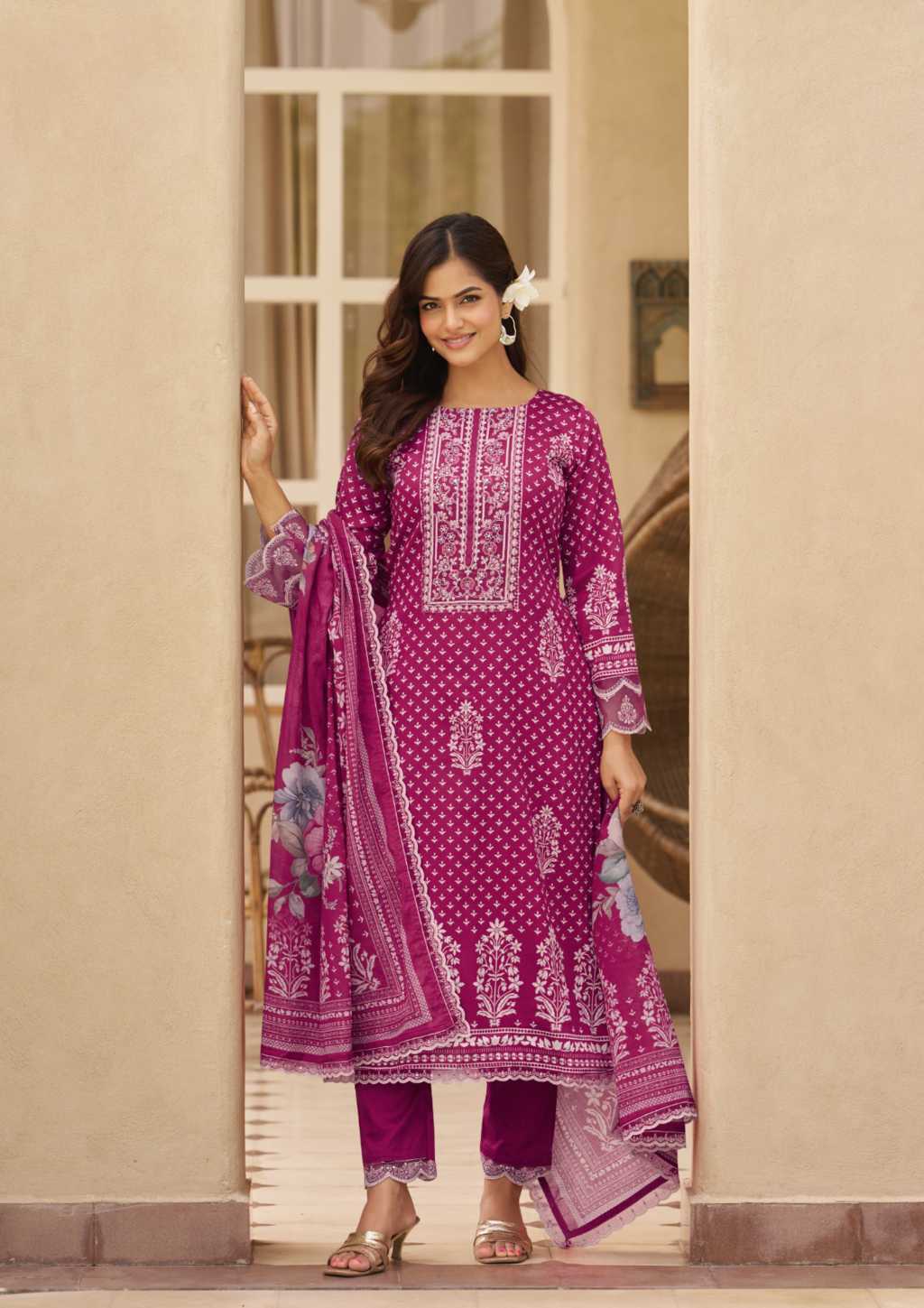 The Heritage Shop Sylhet Viscose Salwar Suit Catalog 6 Pcs (3) The Heritage Shop Sylhet Viscose Salwar Suit Catalog 6 Pcs - Image 4