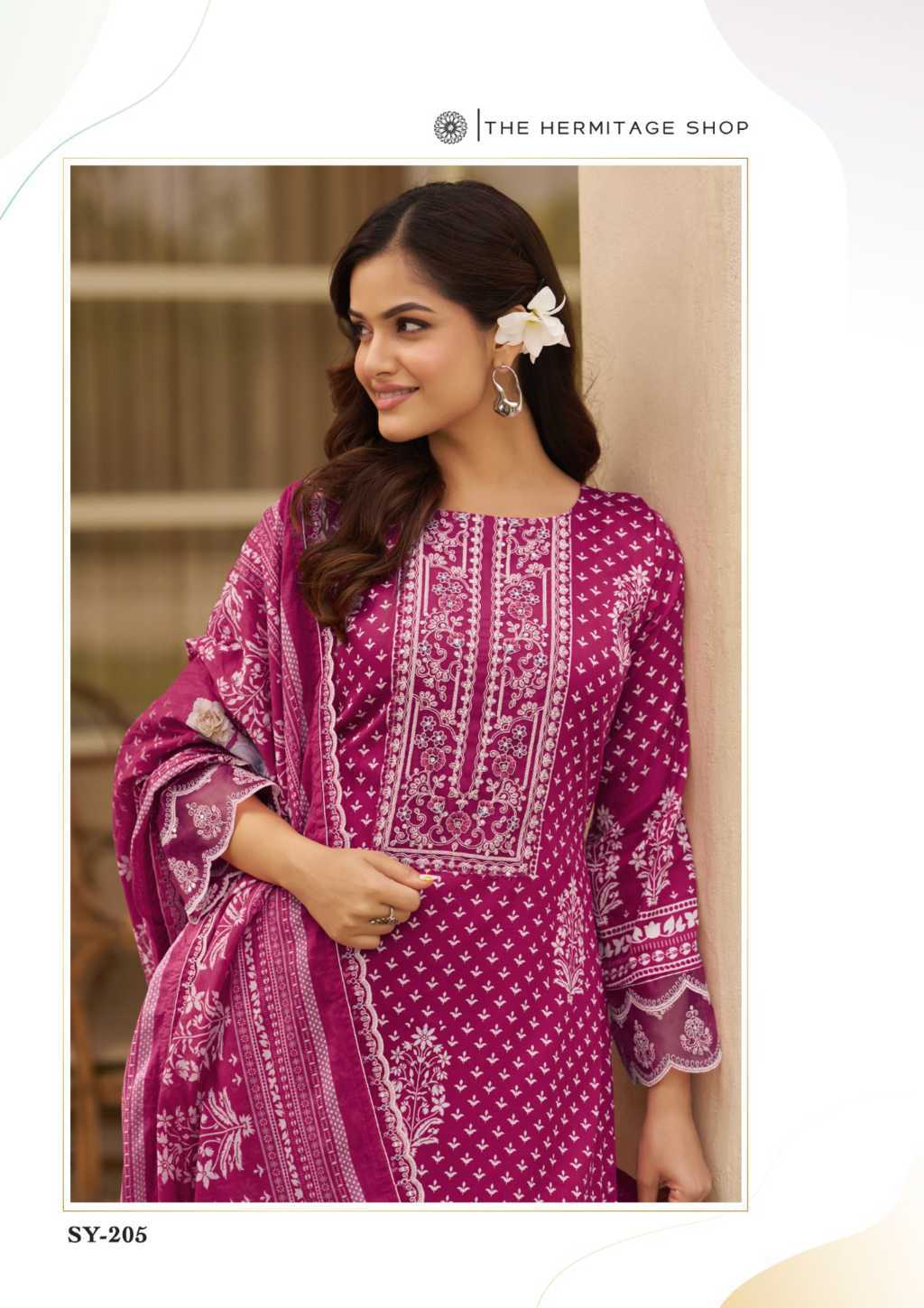 The Heritage Shop Sylhet Viscose Salwar Suit Catalog 6 Pcs (4) The Heritage Shop Sylhet Viscose Salwar Suit Catalog 6 Pcs - Image 5