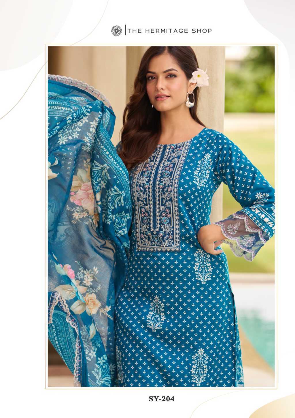 The Heritage Shop Sylhet Viscose Salwar Suit Catalog 6 Pcs (8) The Heritage Shop Sylhet Viscose Salwar Suit Catalog 6 Pcs - Image 9
