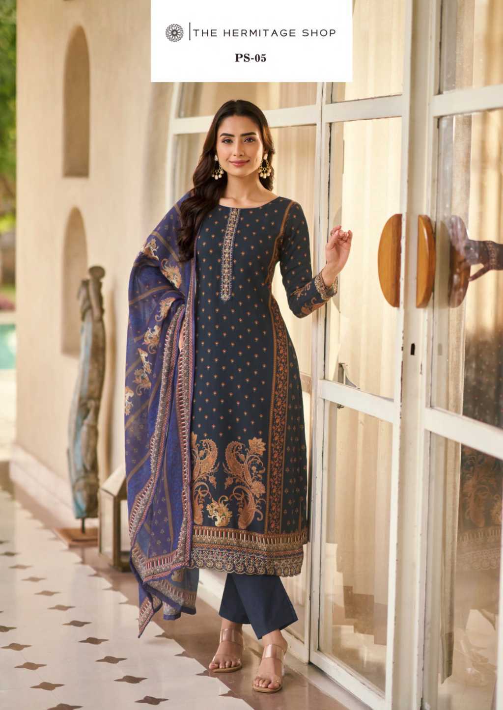 The Hermitage Shop Paisely Vol 2 Viscose Salwar Suit Catalog 6 Pcs (11) The Hermitage Shop Paisely Vol 2 Viscose Salwar Suit Catalog 6 Pcs - Image 12