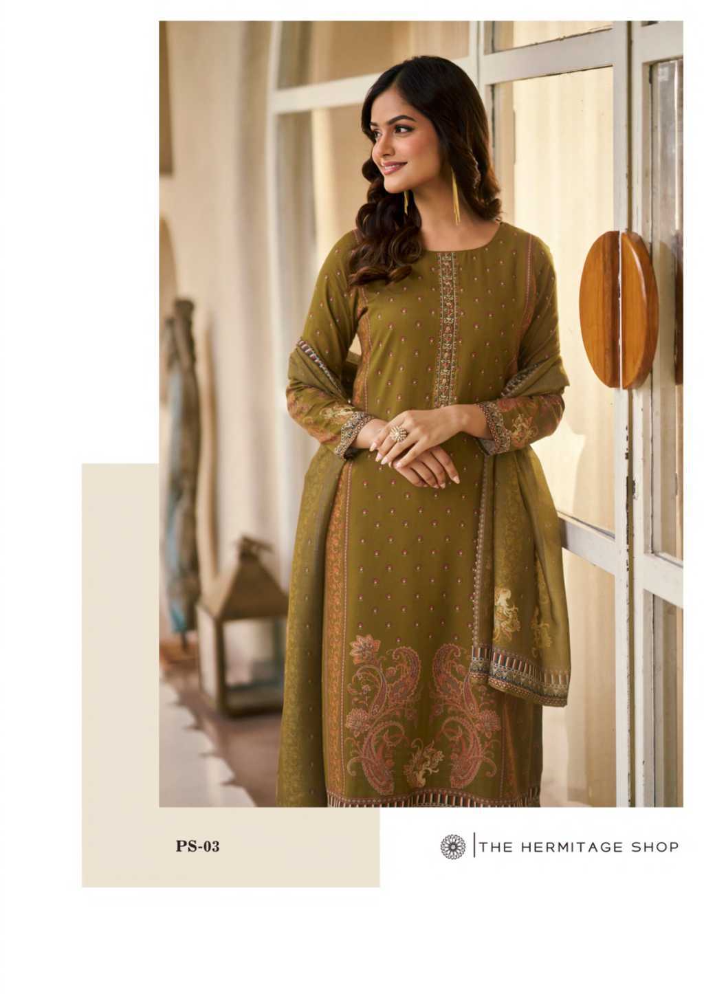 The Hermitage Shop Paisely Vol 2 Viscose Salwar Suit Catalog 6 Pcs (14) The Hermitage Shop Paisely Vol 2 Viscose Salwar Suit Catalog 6 Pcs - Image 15