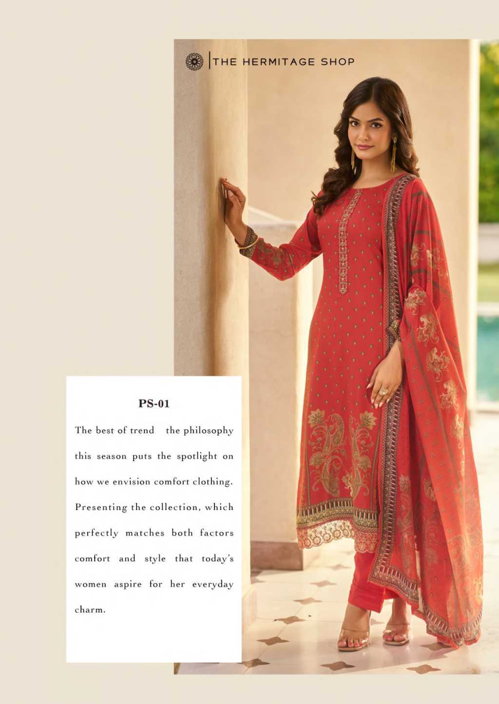 The Hermitage Shop Paisely Vol 2 Viscose Salwar Suit Catalog 6 Pcs (2) The Hermitage Shop Paisely Vol 2 Viscose Salwar Suit Catalog 6 Pcs - Image 3