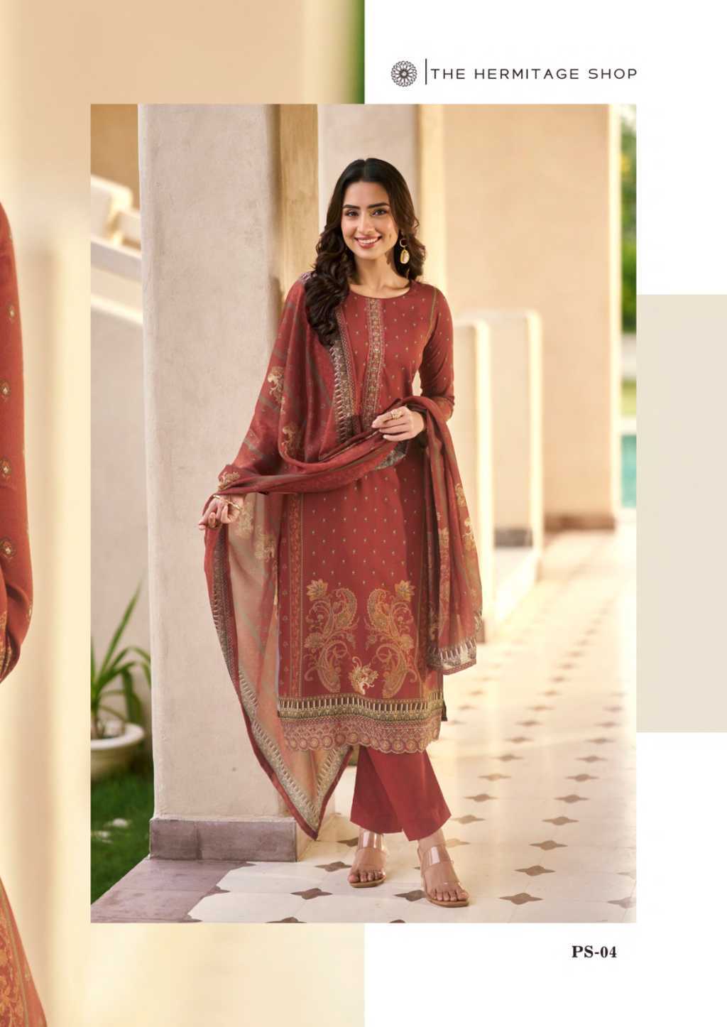 The Hermitage Shop Paisely Vol 2 Viscose Salwar Suit Catalog 6 Pcs (21) The Hermitage Shop Paisely Vol 2 Viscose Salwar Suit Catalog 6 Pcs - Image 22