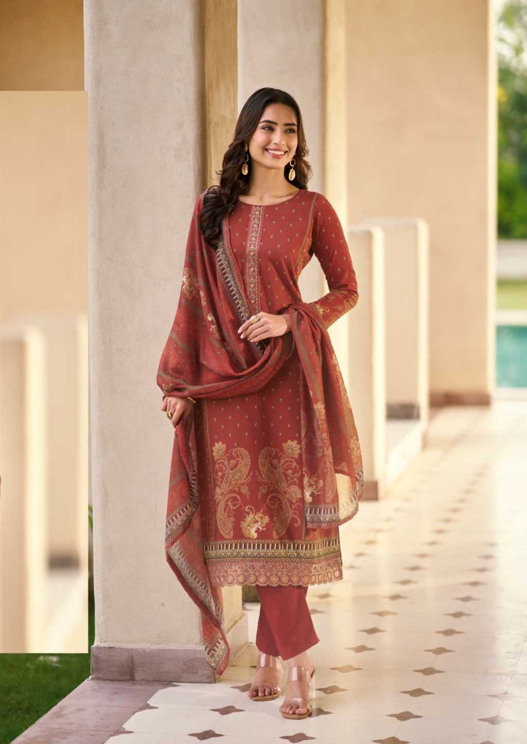 The Hermitage Shop Paisely Vol 2 Viscose Salwar Suit Catalog 6 Pcs (5) The Hermitage Shop Paisely Vol 2 Viscose Salwar Suit Catalog 6 Pcs - Image 6