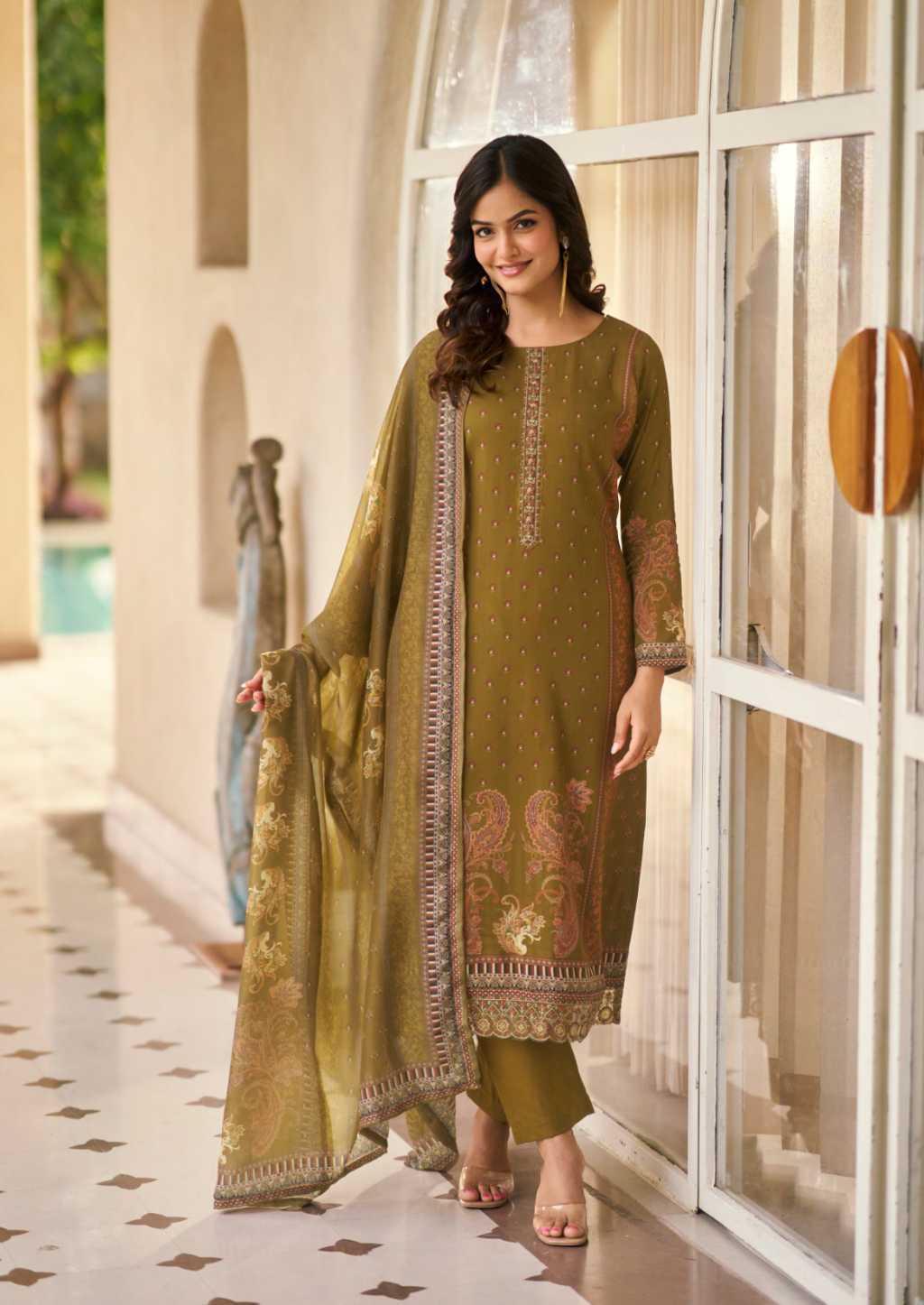 The Hermitage Shop Paisely Vol 2 Viscose Salwar Suit Catalog 6 Pcs (7) The Hermitage Shop Paisely Vol 2 Viscose Salwar Suit Catalog 6 Pcs - Image 8
