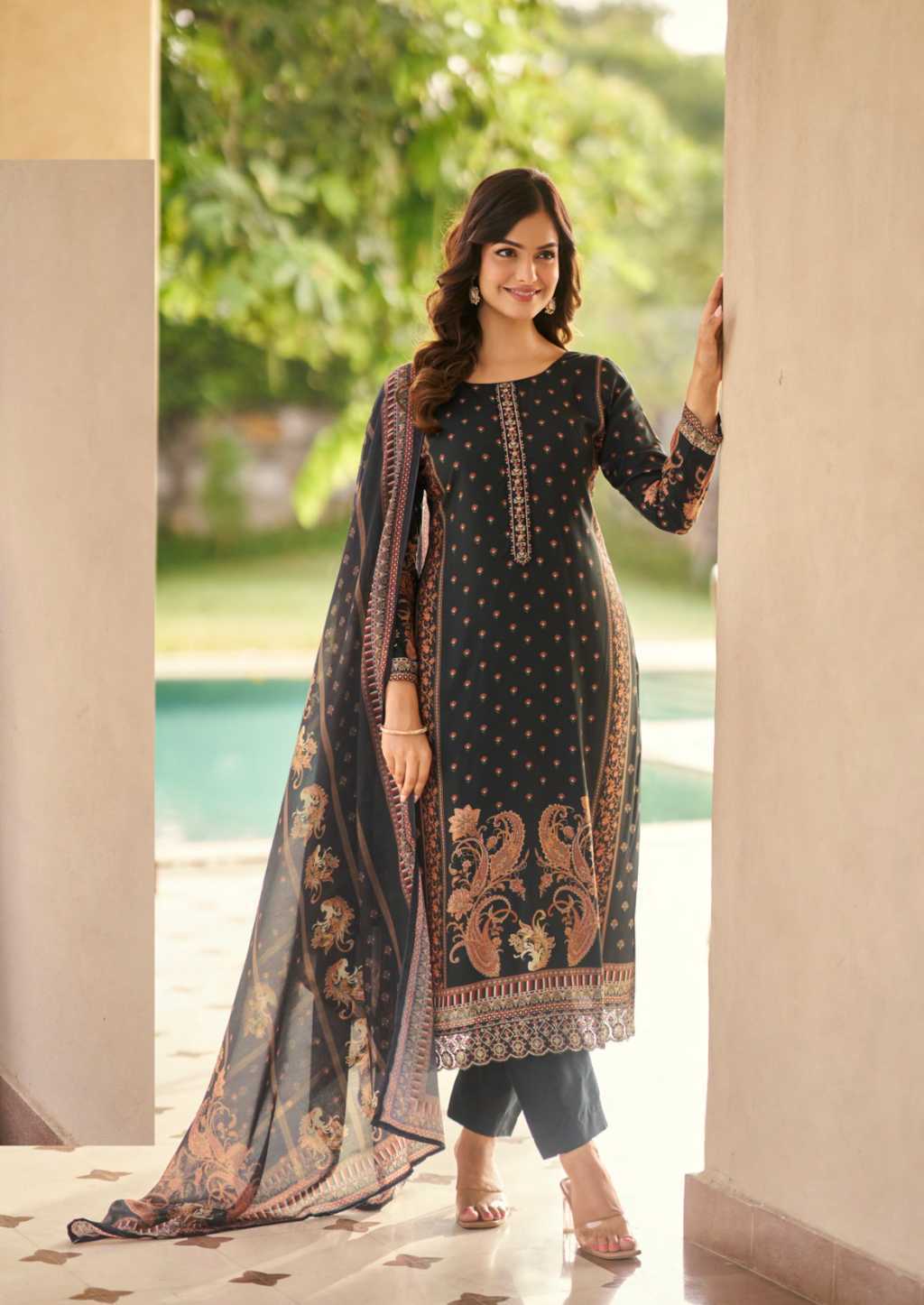 The Hermitage Shop Paisely Vol 2 Viscose Salwar Suit Catalog 6 Pcs (9) The Hermitage Shop Paisely Vol 2 Viscose Salwar Suit Catalog 6 Pcs - Image 10