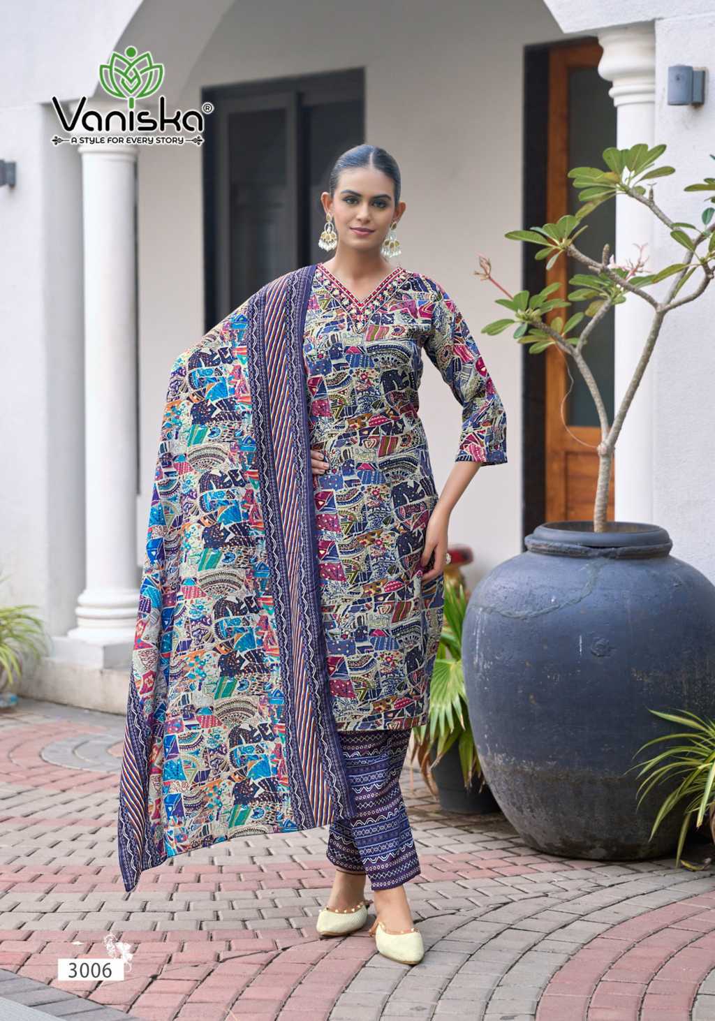 Vaniska Sunrise Vol 3 Kurti with Dupatta Bottom Fancy Catalog 8 Pcs (10) Vaniska Sunrise Vol 3 Kurti with Dupatta Bottom Fancy Catalog 8 Pcs - Image 11