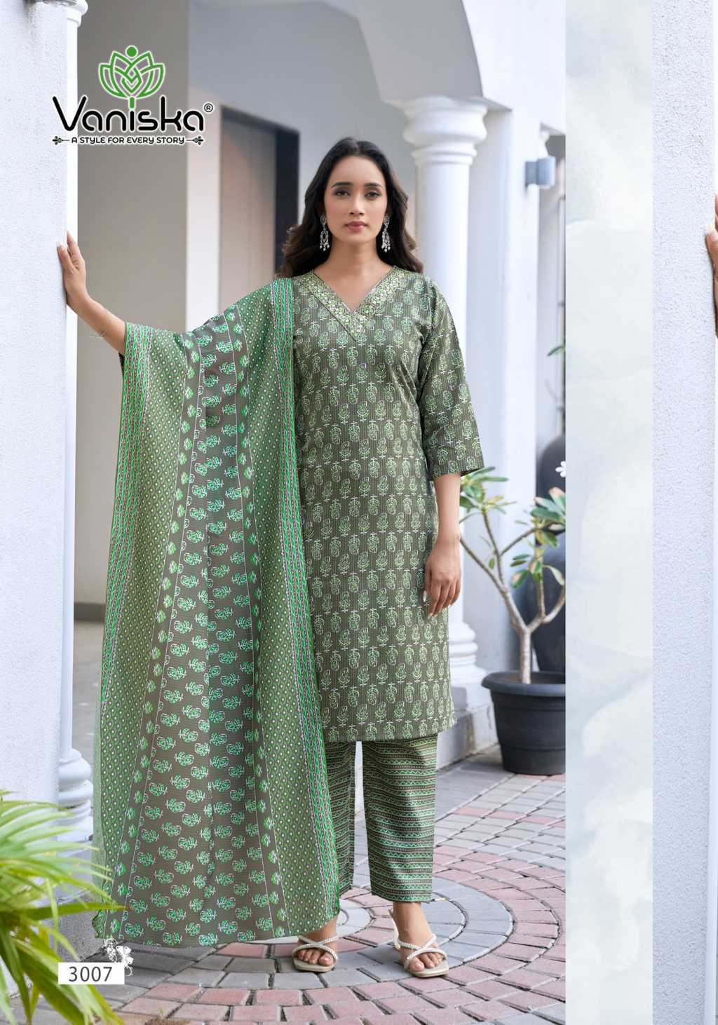 Vaniska Sunrise Vol 3 Kurti with Dupatta Bottom Fancy Catalog 8 Pcs (12) Vaniska Sunrise Vol 3 Kurti with Dupatta Bottom Fancy Catalog 8 Pcs - Image 13