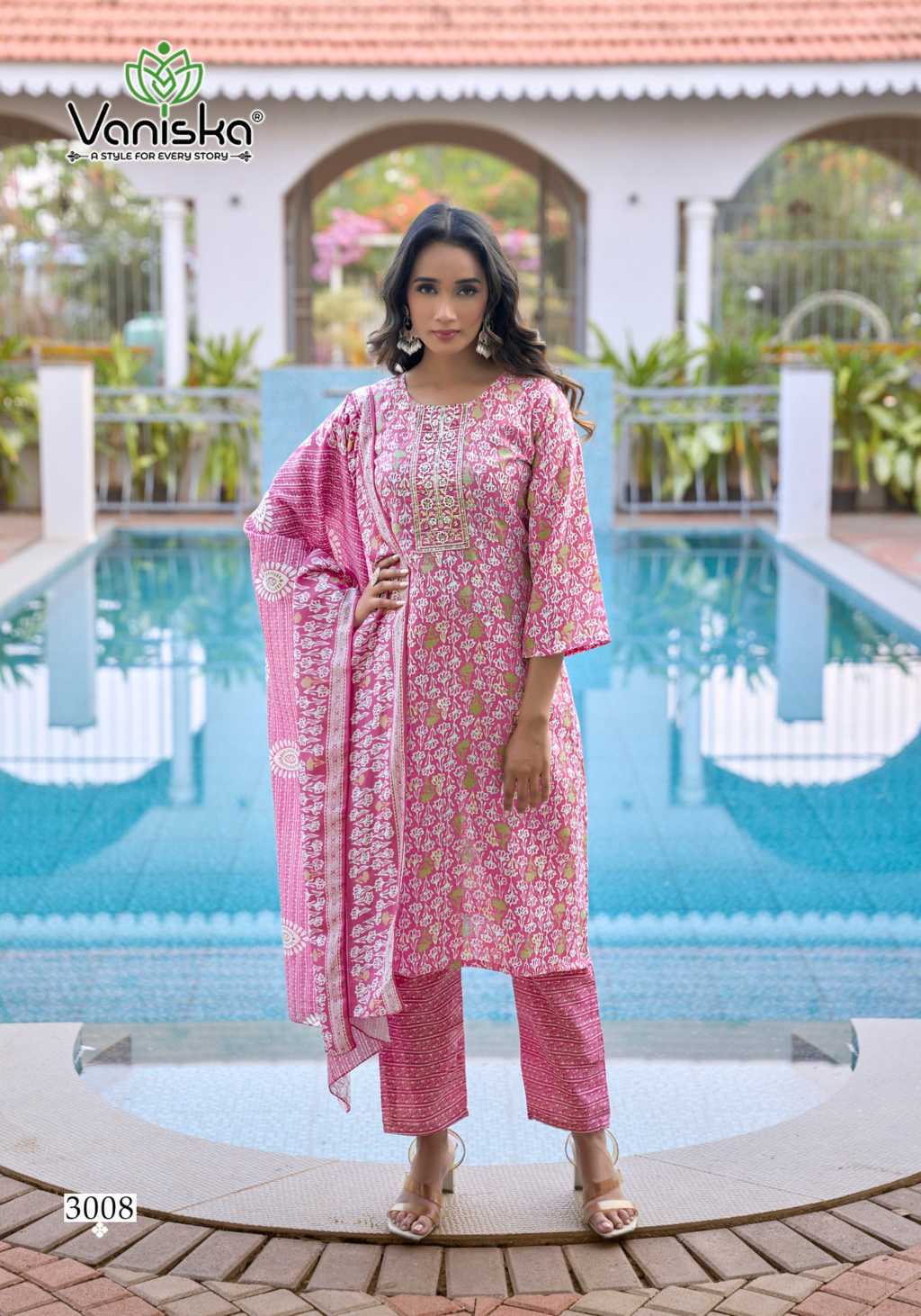 Vaniska Sunrise Vol 3 Kurti with Dupatta Bottom Fancy Catalog 8 Pcs (14) Vaniska Sunrise Vol 3 Kurti with Dupatta Bottom Fancy Catalog 8 Pcs - Image 15