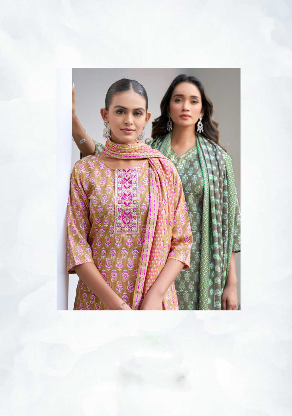 Vaniska Sunrise Vol 3 Kurti with Dupatta Bottom Fancy Catalog 8 Pcs (15) Vaniska Sunrise Vol 3 Kurti with Dupatta Bottom Fancy Catalog 8 Pcs - Image 16