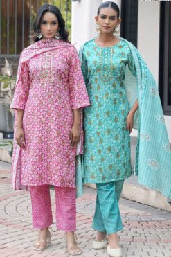 Vaniska Sunrise Vol 3 Kurti with Dupatta Bottom Fancy Catalog 8 Pcs