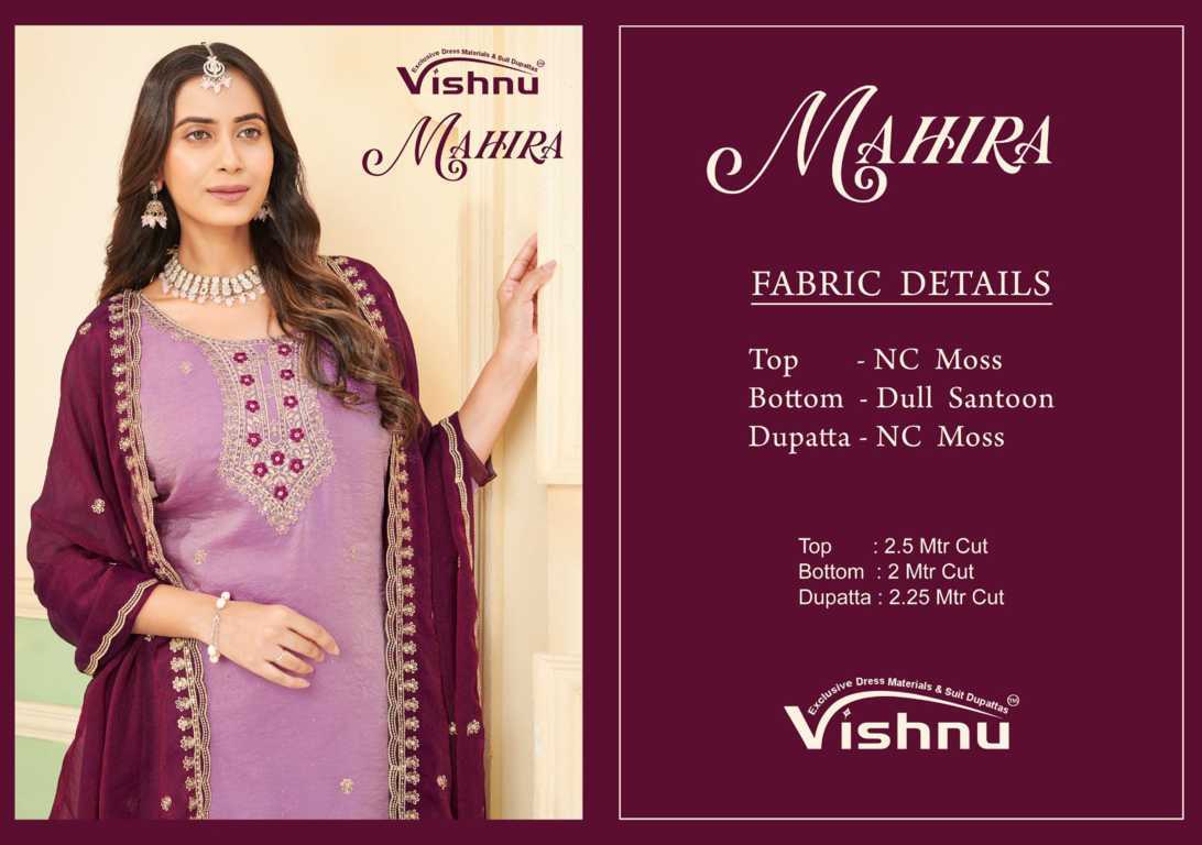 Vishnu Mahira Fancy Salwar Suit Catalog 10 Pcs (11) Vishnu Mahira Fancy Salwar Suit Catalog 10 Pcs - Image 12