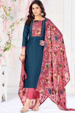 Vishnu Suhagan Silk Salwar Suit Catalog 12 Pcs