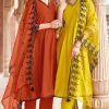 Wooglee Mirza Kurti with Dupatta Bottom Viscose Catalog 4 Pcs