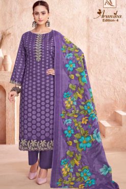 Alok Arunika Vol 4 Cotton Salwar Suit Catalog 6 Pcs