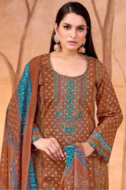 Alok Kashmiri Queen Cotton Salwar Suit Catalog 6 Pcs