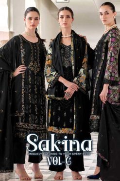 Alok Sakina Vol 6 Viscose Salwar Suit Catalog 6 Pcs