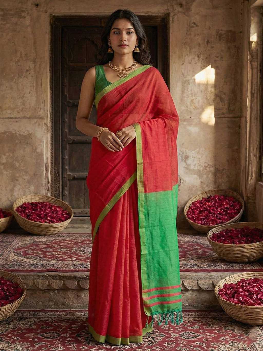 Astita Varnda Cotton Saree Sari Catalog 6 Pcs (2) Astita Varnda Cotton Saree Sari Catalog 6 Pcs - Image 3
