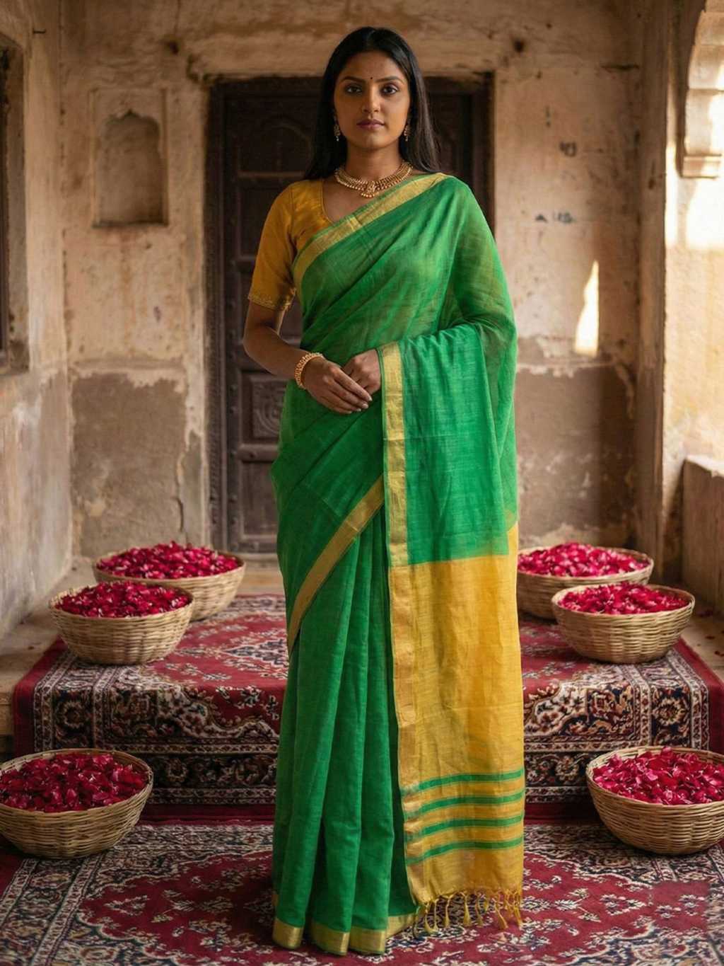 Astita Varnda Cotton Saree Sari Catalog 6 Pcs (5) Astita Varnda Cotton Saree Sari Catalog 6 Pcs - Image 6
