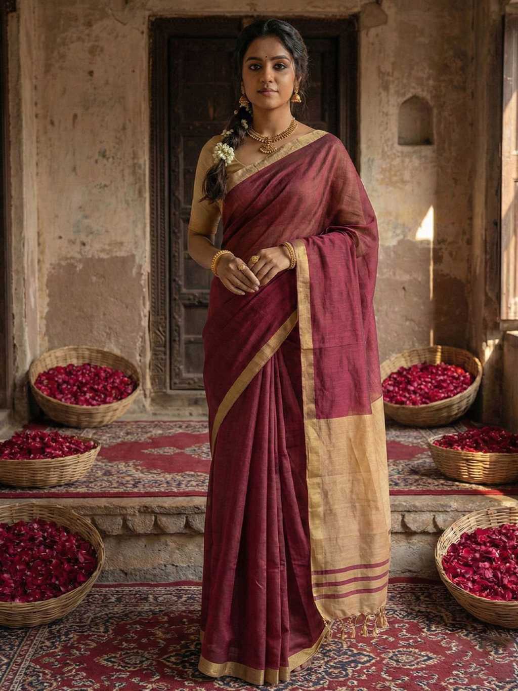 Astita Varnda Cotton Saree Sari Catalog 6 Pcs (6) Astita Varnda Cotton Saree Sari Catalog 6 Pcs - Image 7