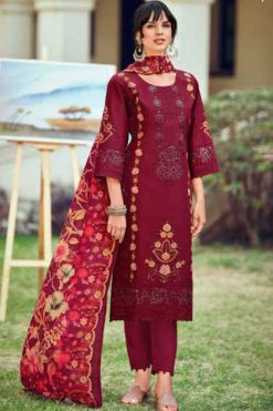 Belliza Jade Ombre Zoya Cotton Salwar Suit Catalog 6 Pcs