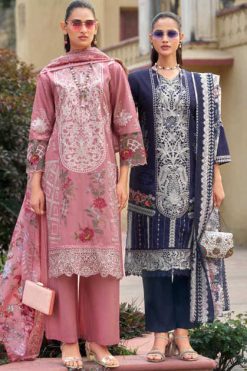 Deepsy Maria B Luxe Vol 3 Chiffon Cotton Salwar Suit Catalog 6 Pcs