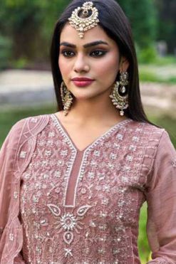 Elan Studio E 12 A-D Chiffon Salwar Suit Catalog 4 Pcs