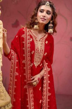 Four Dots Selah by Kessi Organza Salwar Suit Catalog 4 Pcs