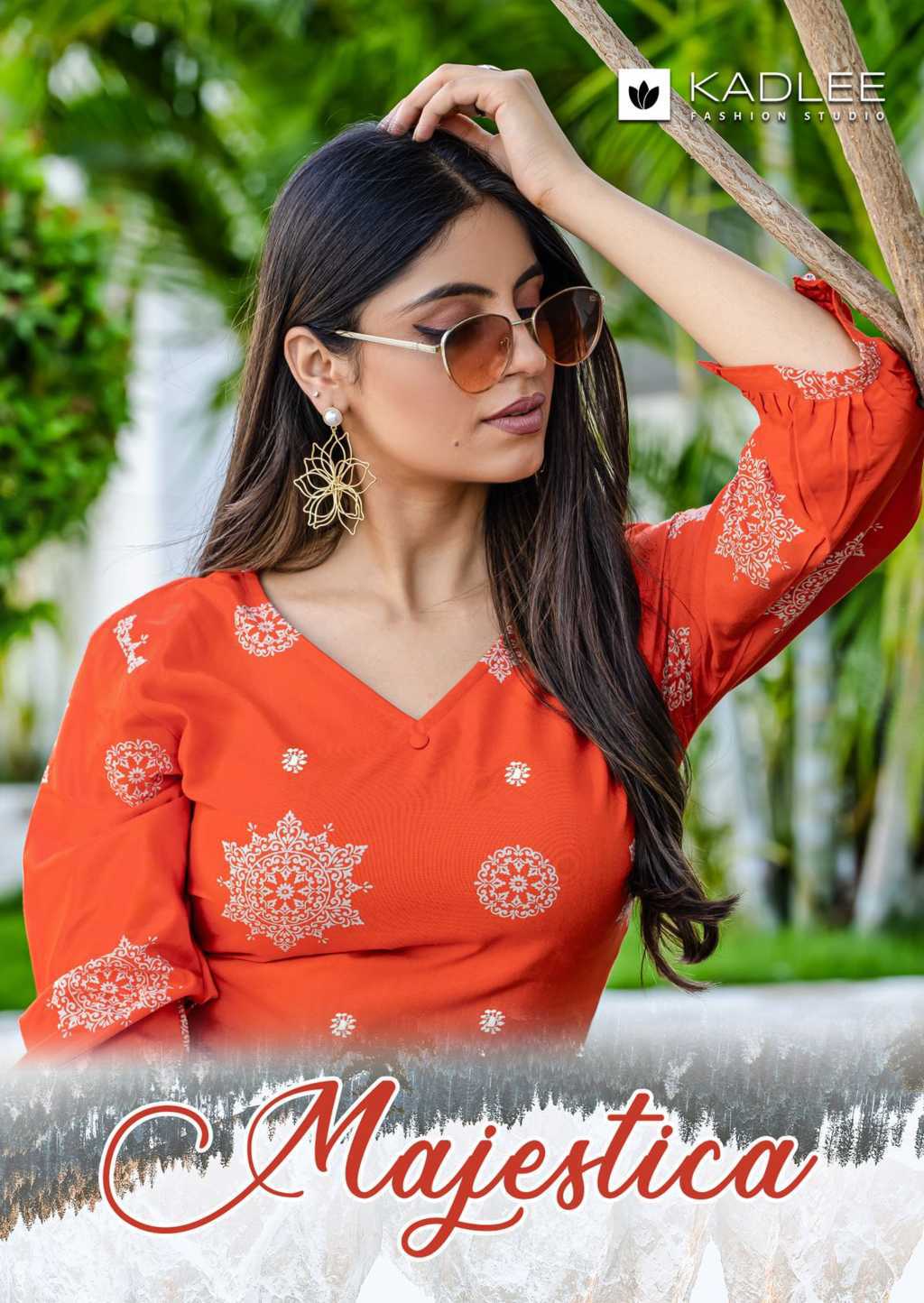 Kadlee Majestica Rayon Kurti with Bottom Catalog 5 Pcs (1) Kadlee Majestica Rayon Kurti with Bottom Catalog 5 Pcs - Image 2