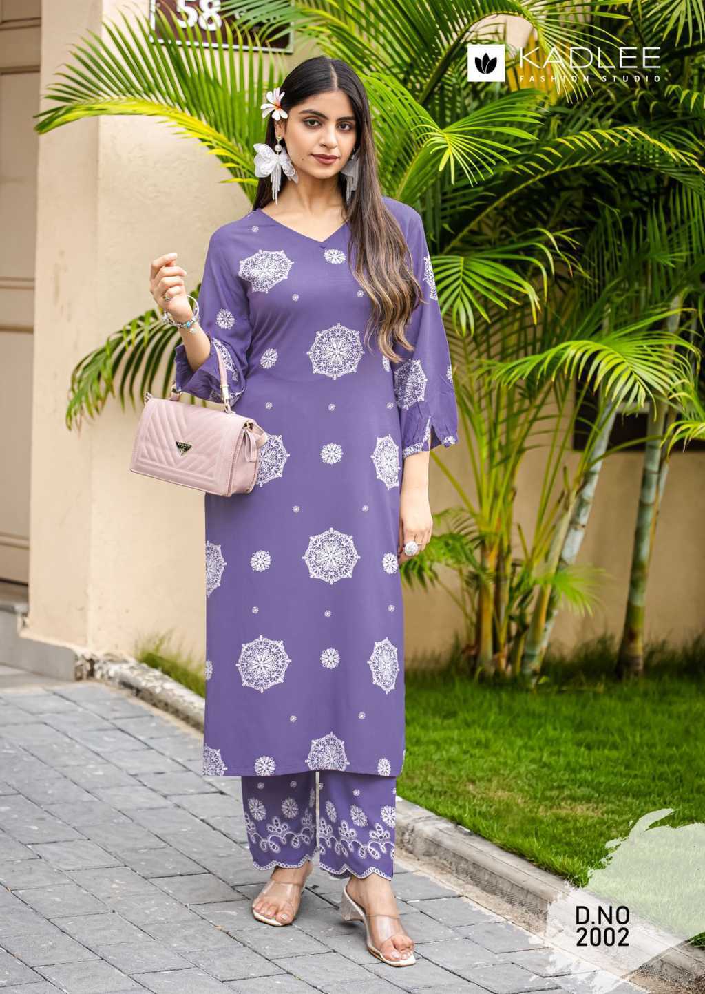 Kadlee Majestica Rayon Kurti with Bottom Catalog 5 Pcs (4) Kadlee Majestica Rayon Kurti with Bottom Catalog 5 Pcs - Image 5