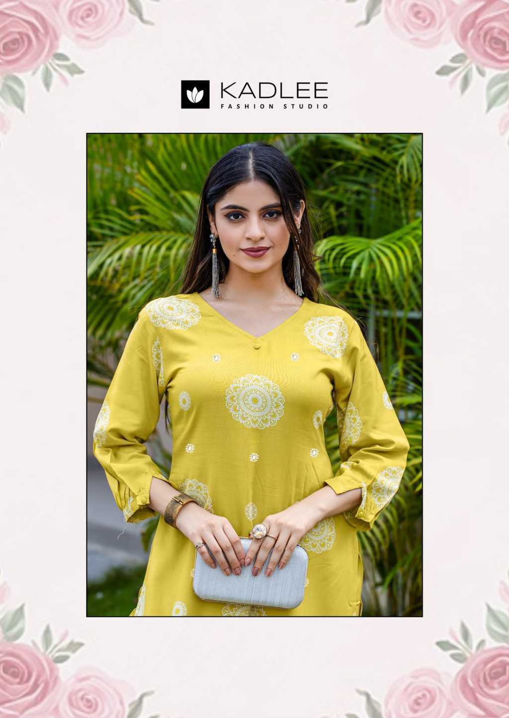 Kadlee Majestica Rayon Kurti with Bottom Catalog 5 Pcs (7) Kadlee Majestica Rayon Kurti with Bottom Catalog 5 Pcs - Image 8