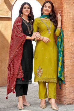 Kadlee Sahiyar Viscose Kurti with Dupatta Bottom Catalog 4 Pcs