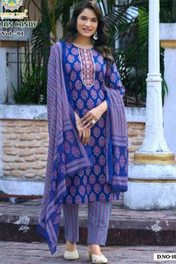Passion Tree Cottan Candy Vol 1 Kurti with Dupatta Bottom Catalog 8 Pcs