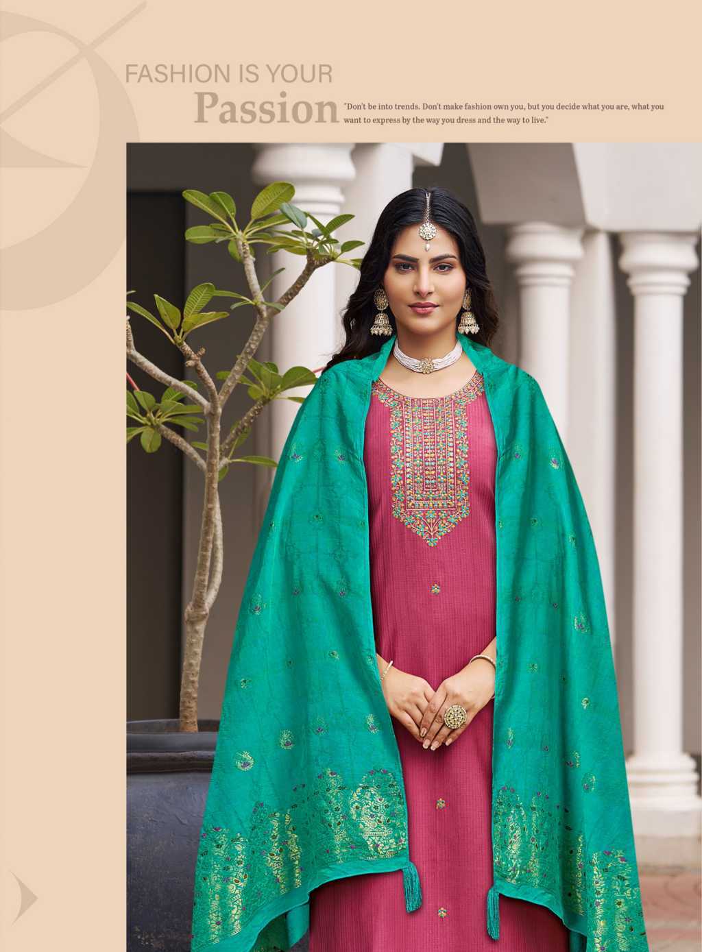 Radhika Nazakat Vol 3 Kurti with Dupatta Bottom Silk Catalog 6 Pcs (12) Radhika Nazakat Vol 3 Kurti with Dupatta Bottom Silk Catalog 6 Pcs - Image 13