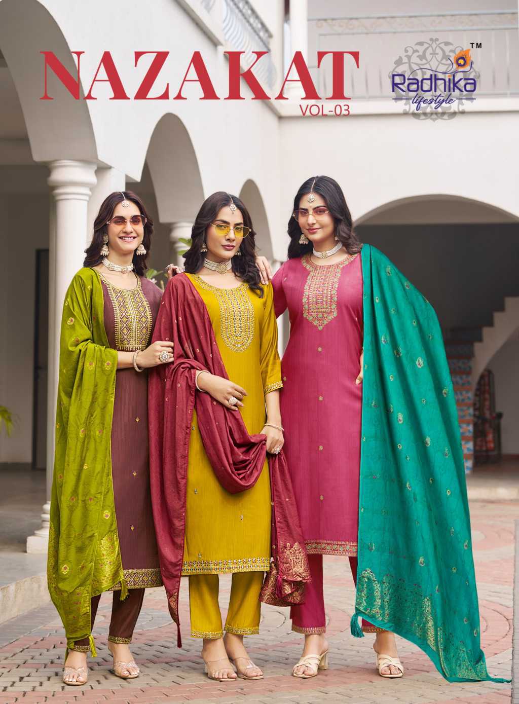Radhika Nazakat Vol 3 Kurti with Dupatta Bottom Silk Catalog 6 Pcs (2) Radhika Nazakat Vol 3 Kurti with Dupatta Bottom Silk Catalog 6 Pcs - Image 3