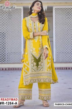 Ramsha R 1264 NX A-D Chinon Readymade Salwar Suit Catalog 4 Pcs