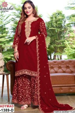 Ramsha R 1389 NX A-D Georgette Readymade Salwar Suit Catalog 4 Pcs
