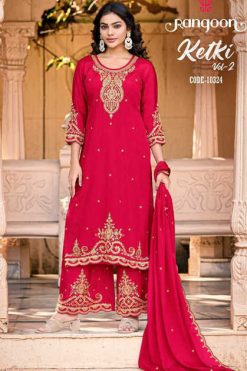 Rangoon Ketki Vol 2 by Kessi Chinon Readymade Salwar Suit Catalog 4 Pcs