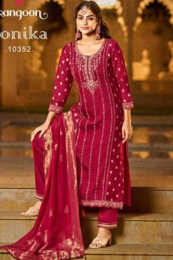 Rangoon Sonika by Kessi Viscose Readymade Salwar Suit Catalog 4 Pcs