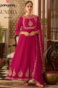 Rangoon Sundha by Kessi Georgette Readymade Salwar Suit Catalog 4 Pcs