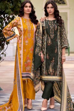 Riaz Arts Farmaish by Mumtaz Arts Cotton Salwar Suit Catalog 6 Pcs
