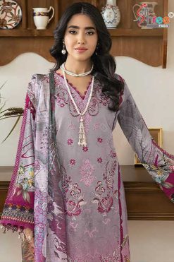 Shree Fabs Chevron Premium Collection Vol 14 Chiffon Cotton Salwar Suit Catalog 8 Pcs