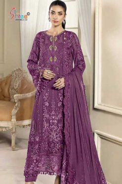 Shree Fabs Chiffons SF 5562 A-D Chiffon Salwar Suit Catalog 4 Pcs