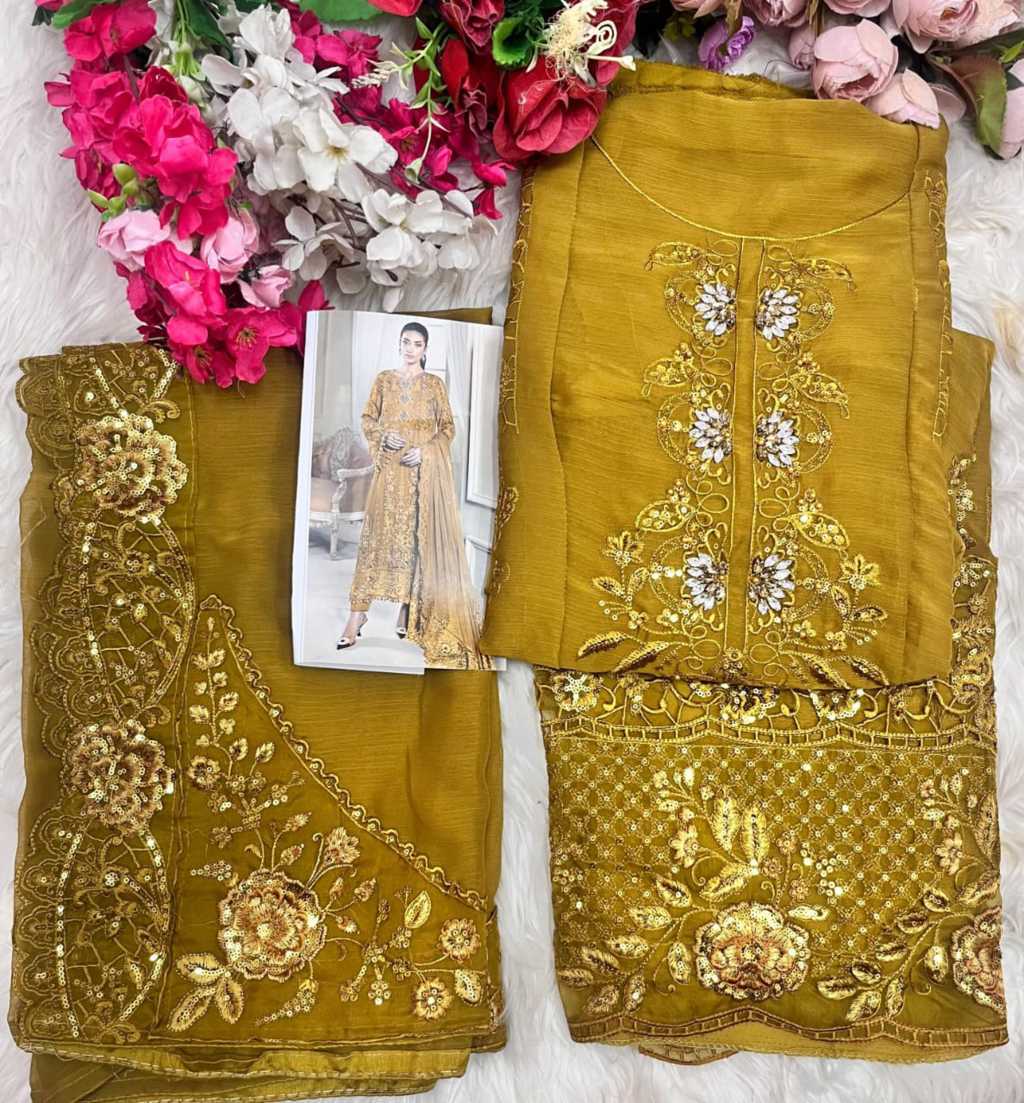 Shree Fabs Chiffons SF 5562 A-D Chiffon Salwar Suit Catalog 4 Pcs (7) Shree Fabs Chiffons SF 5562 A-D Chiffon Salwar Suit Catalog 4 Pcs - Image 8